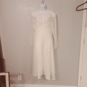 VTG CACIQUE GREAT GATSBY BRIDAL Cream Negligee